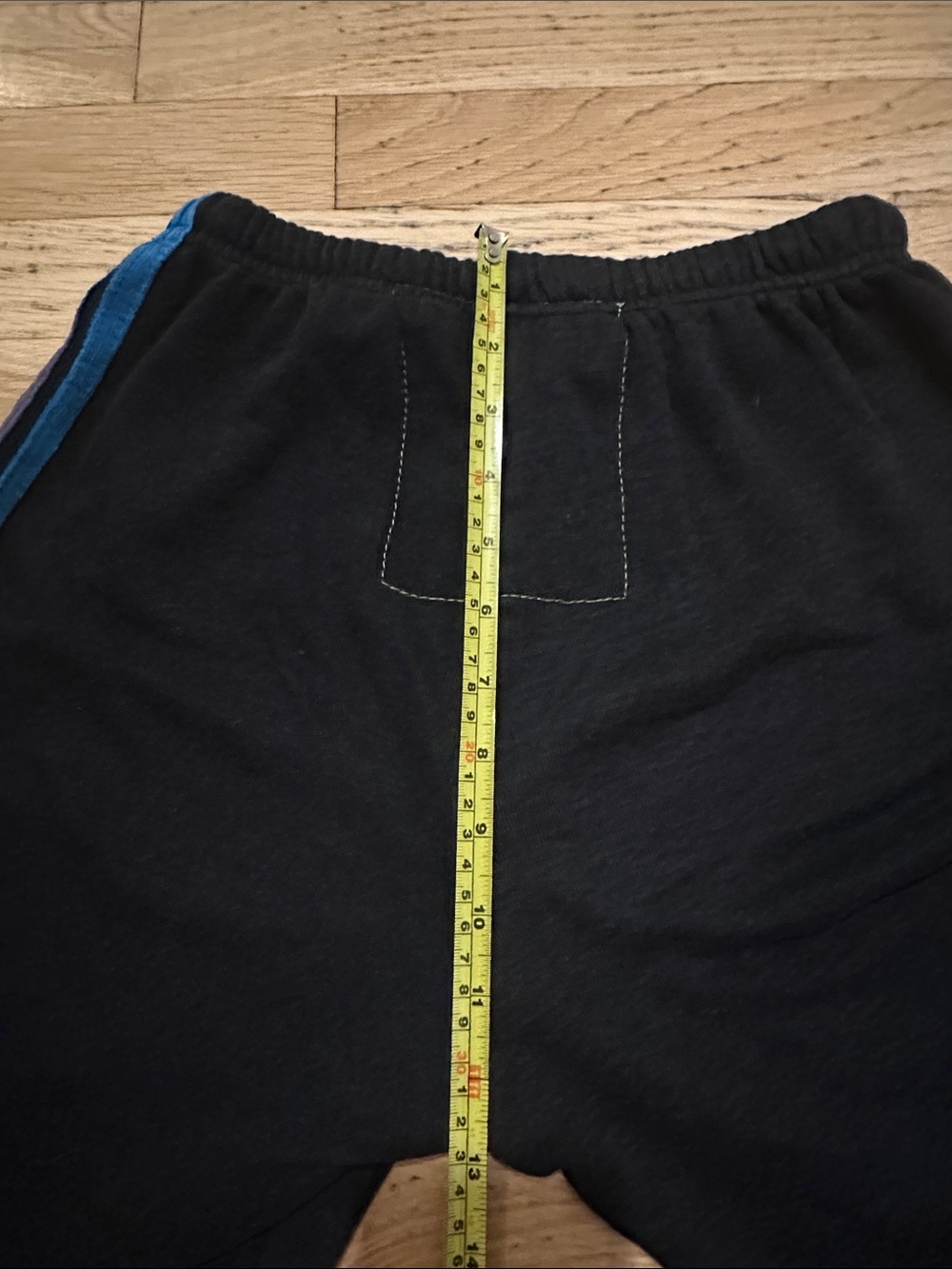 Aviator Nation Charcoal Joggers with 5 (Pink/Purple/Blue) Stripes- Small - Picture 11 of 11